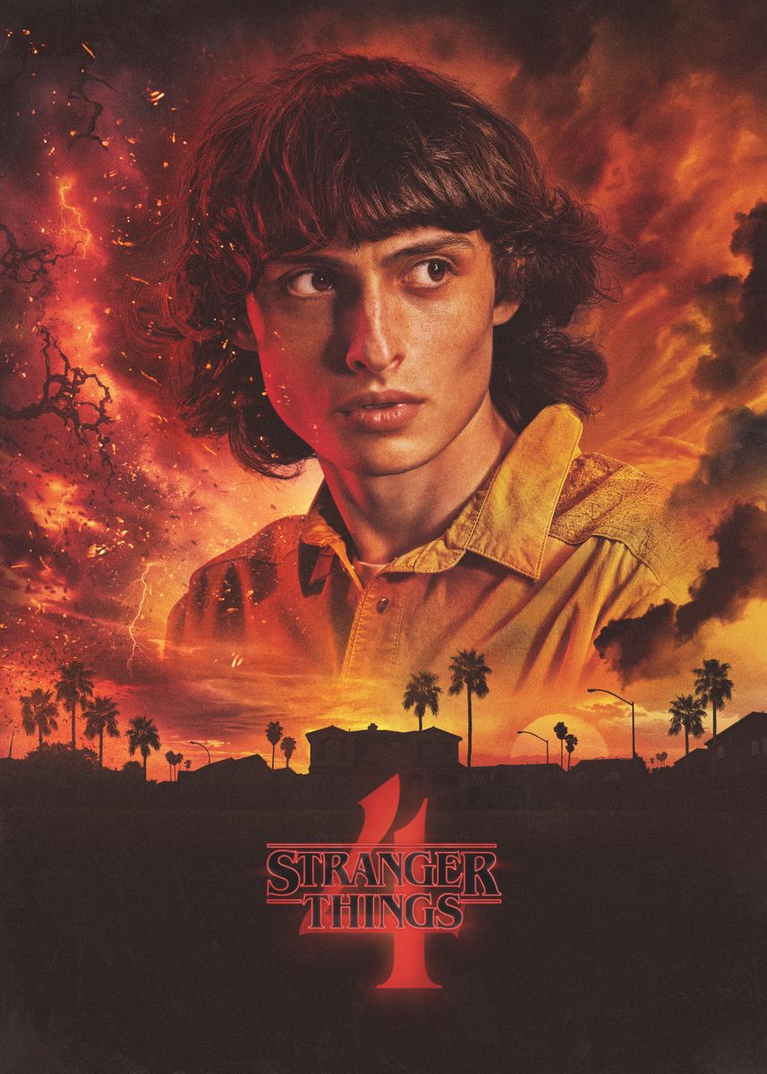 'Mike' Poster, picture, metal print, paint by Stranger Things Series ...