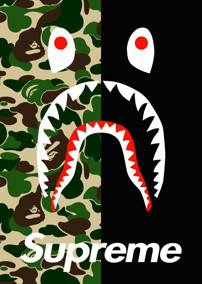 'Camo Ape Sup' Poster by Hype Sign | Displate