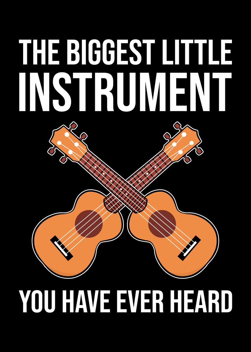 'Funny Ukulele' Poster by FunnyGifts Displate