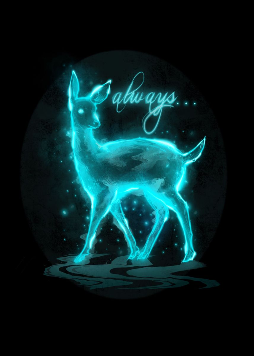 'Always' Poster, picture, metal print, paint by LVB Art | Displate