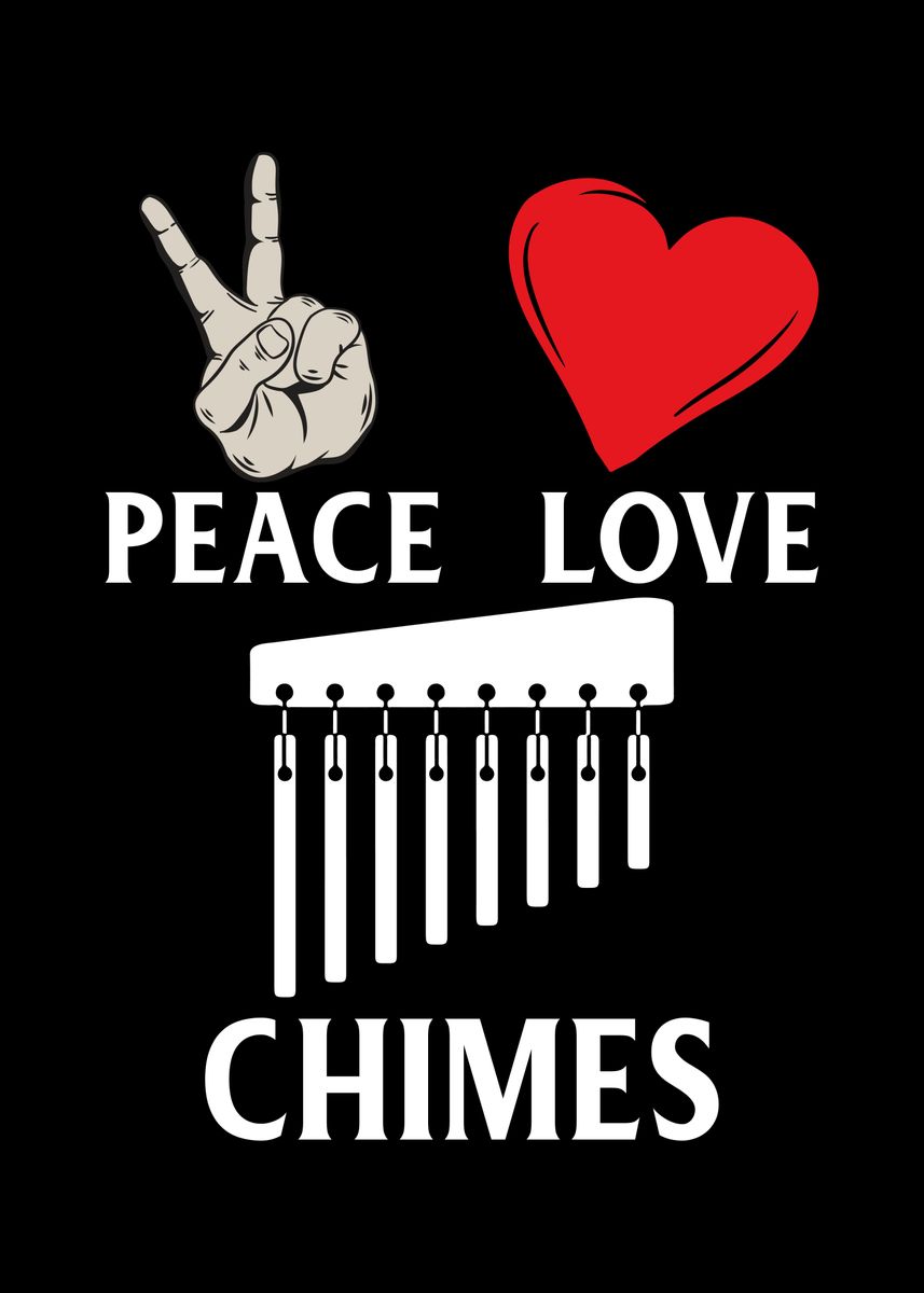 'Chimes Musical Instrument' Poster by Lukes Pixel Studio Displate