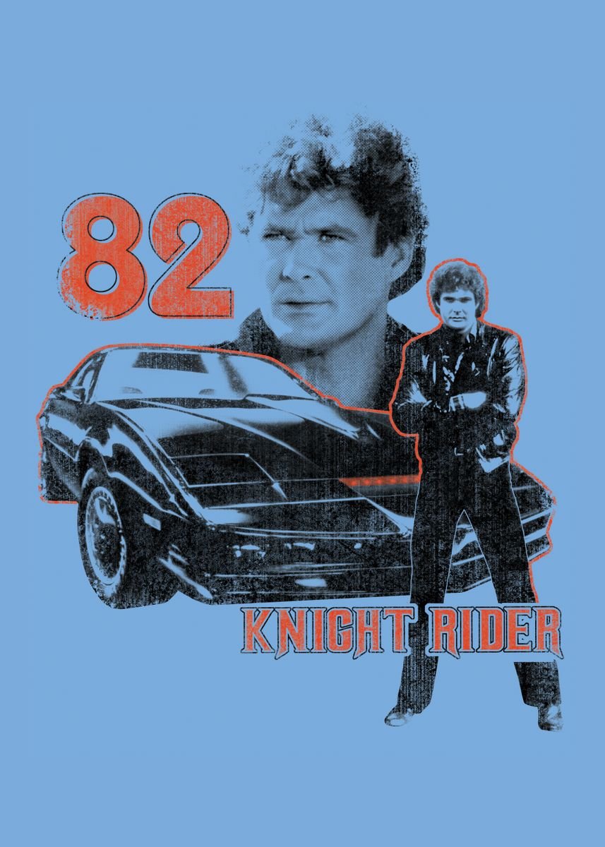 '1982' Poster, picture, metal print, paint by Knight Rider | Displate