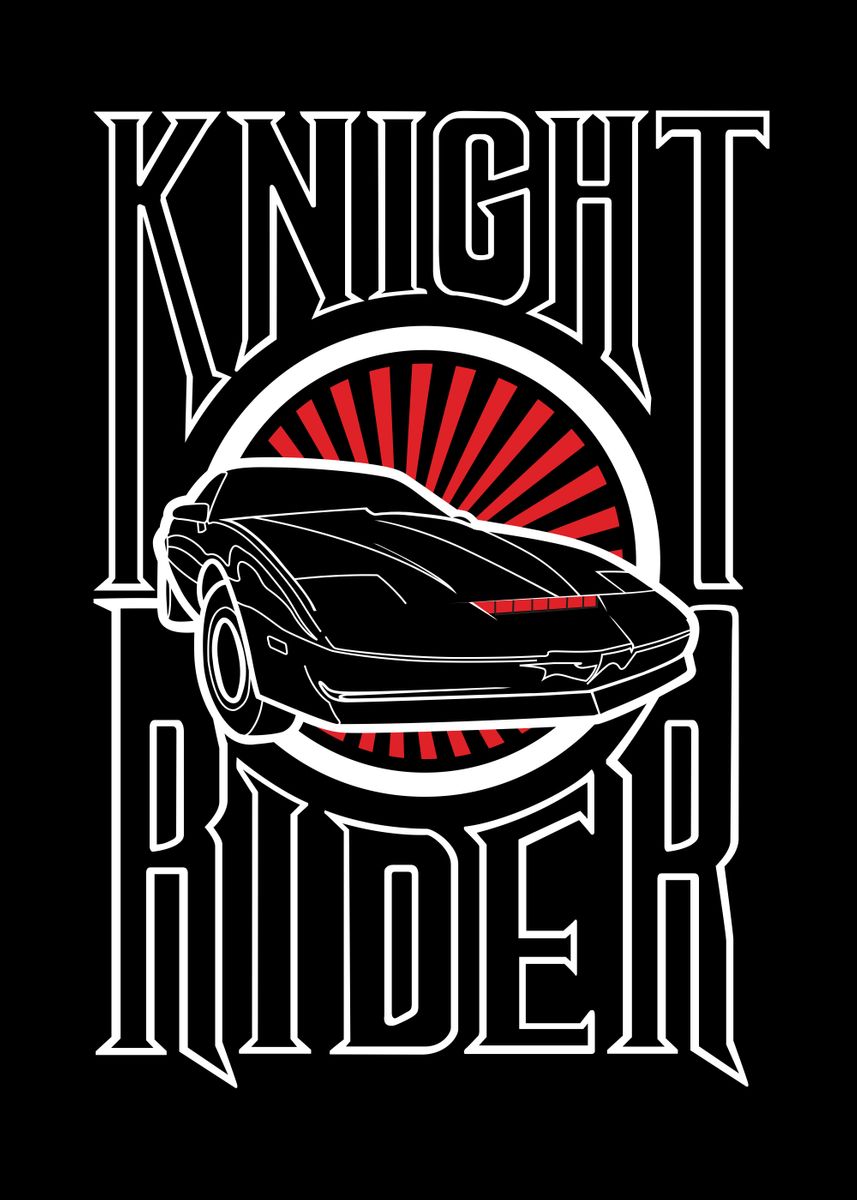 'Knight Rider Art' Poster, picture, metal print, paint by Knight Rider ...