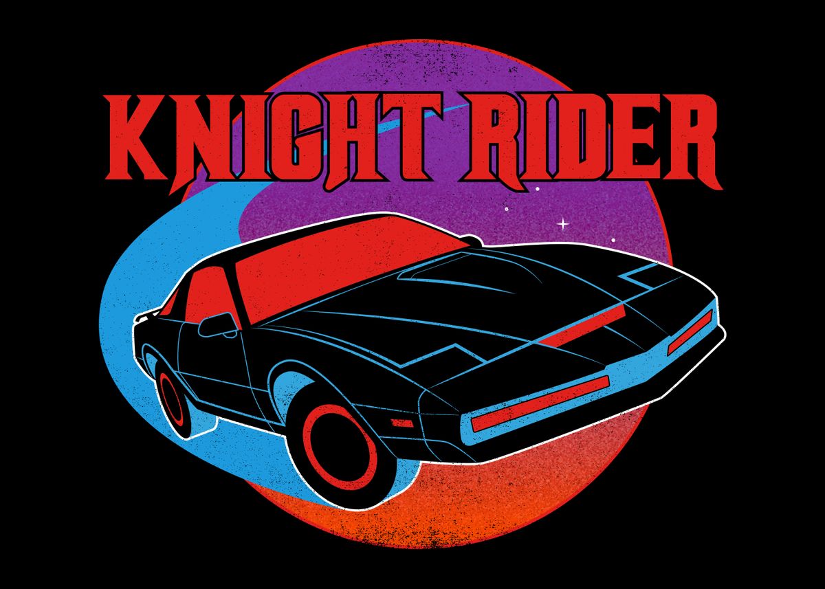 'KITT graphics' Poster by Knight Rider | Displate