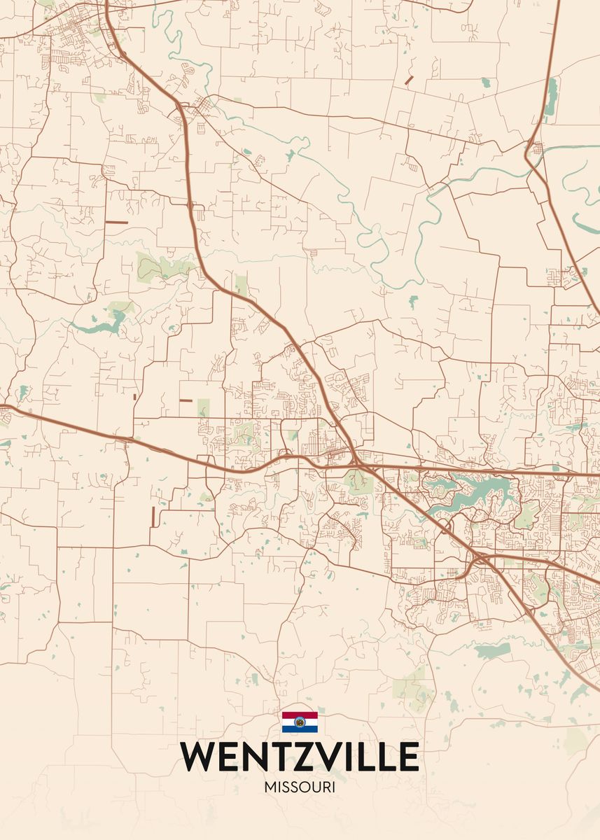 'Wentzville MO' Poster by IMR Designs Displate