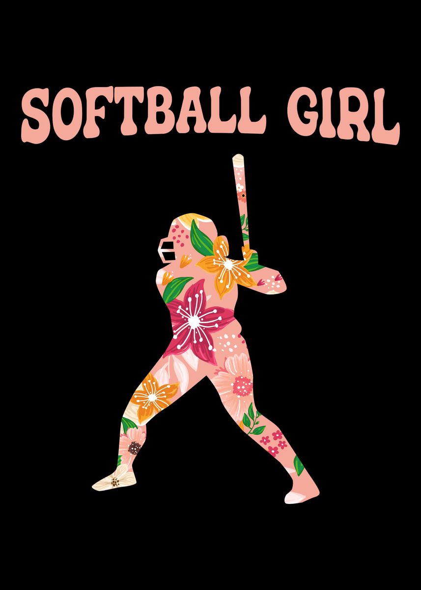 'Softball' Poster by CrazySquirrel Displate