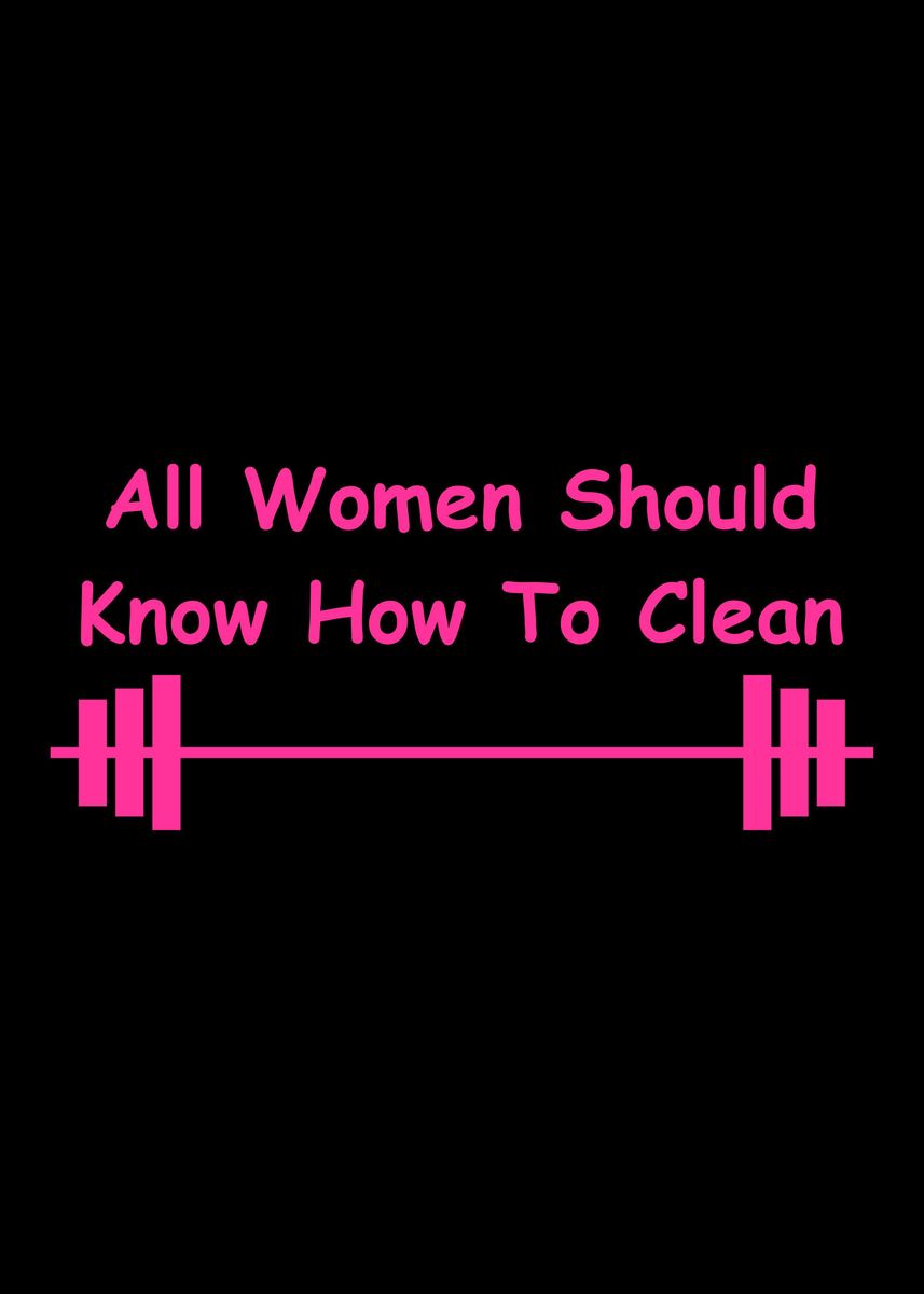 'How To Clean' Poster, picture, metal print, paint by albran karan