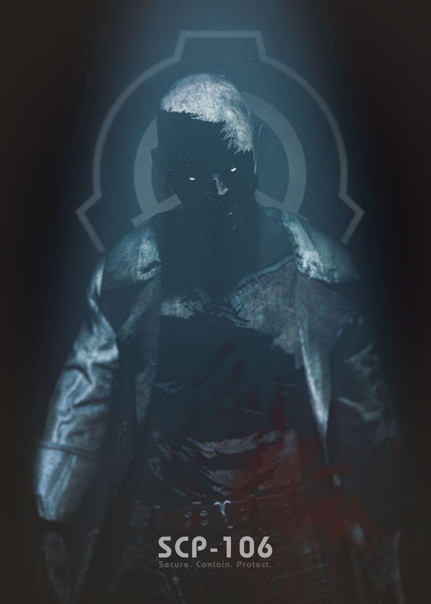 SCP 106 Metal Poster 