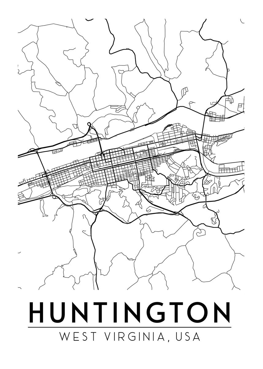 'Huntington West Virginia ' Poster by Neo Design Displate