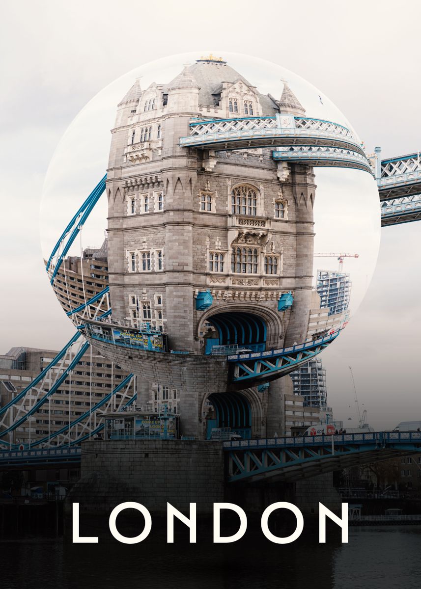'London UK Lens' Poster by Bipin Adhikari Displate