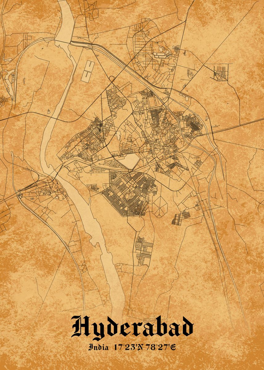 'Hyderabad' Poster by HEMERSON Displate