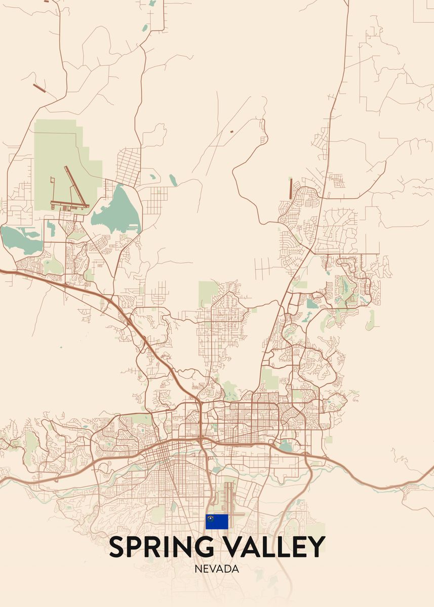 'Spring Valley NV' Poster by IMR Designs Displate