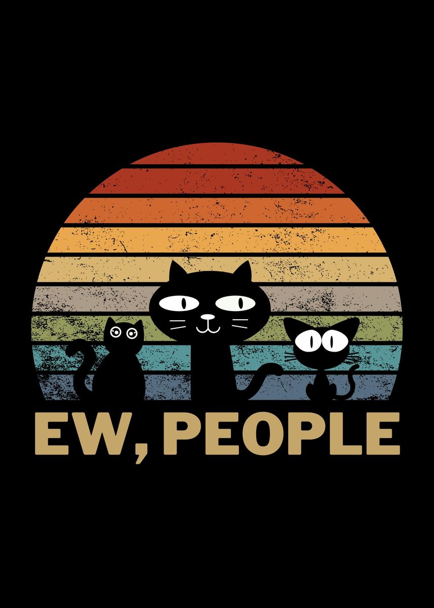 ‘Ew People’ Poster by Nae | Displate