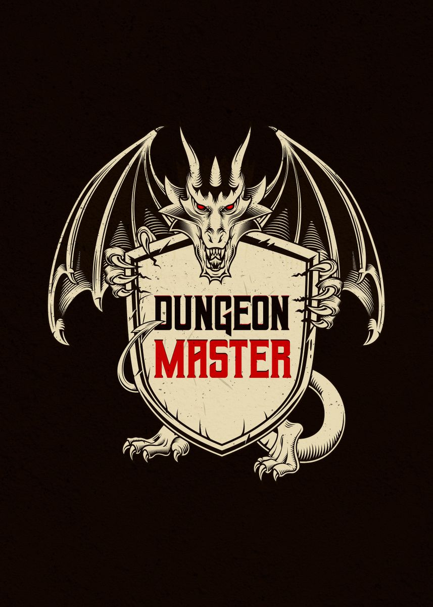 'Dungeon Master DM RPG' Poster by Uber Colektiv | Displate