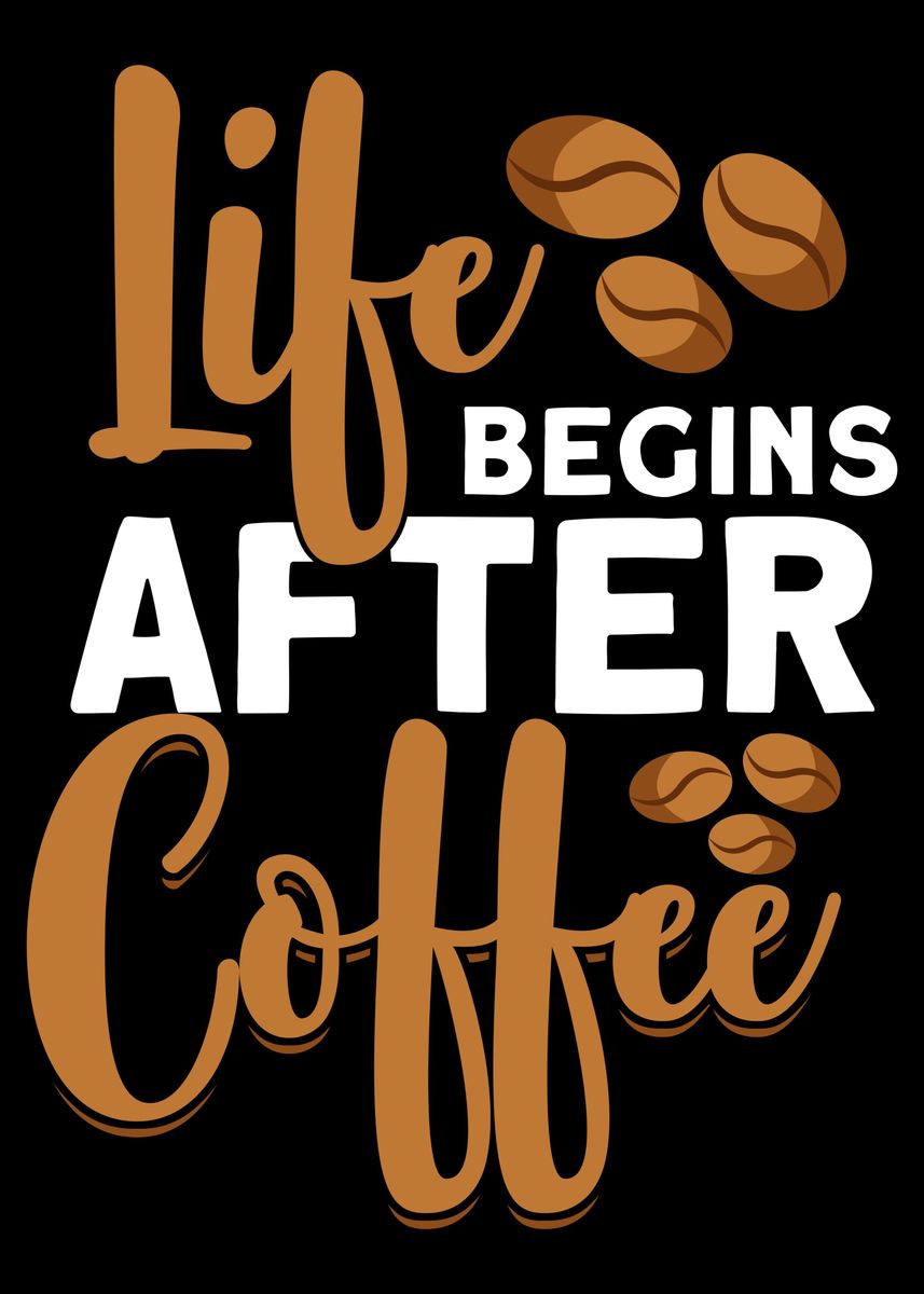 funny-coffee-gift-poster-picture-metal-print-paint-by-hexor-displate