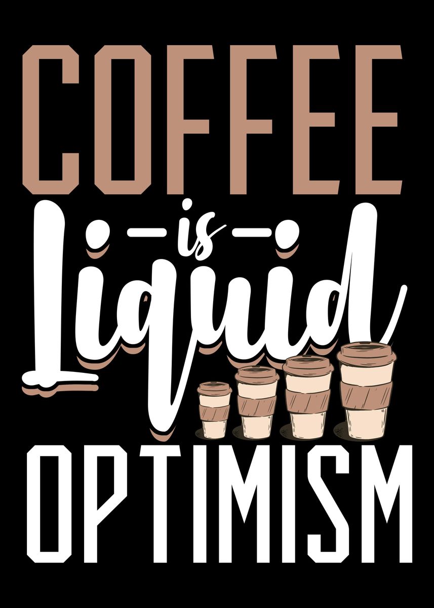 funny-coffee-gift-poster-picture-metal-print-paint-by-hexor-displate