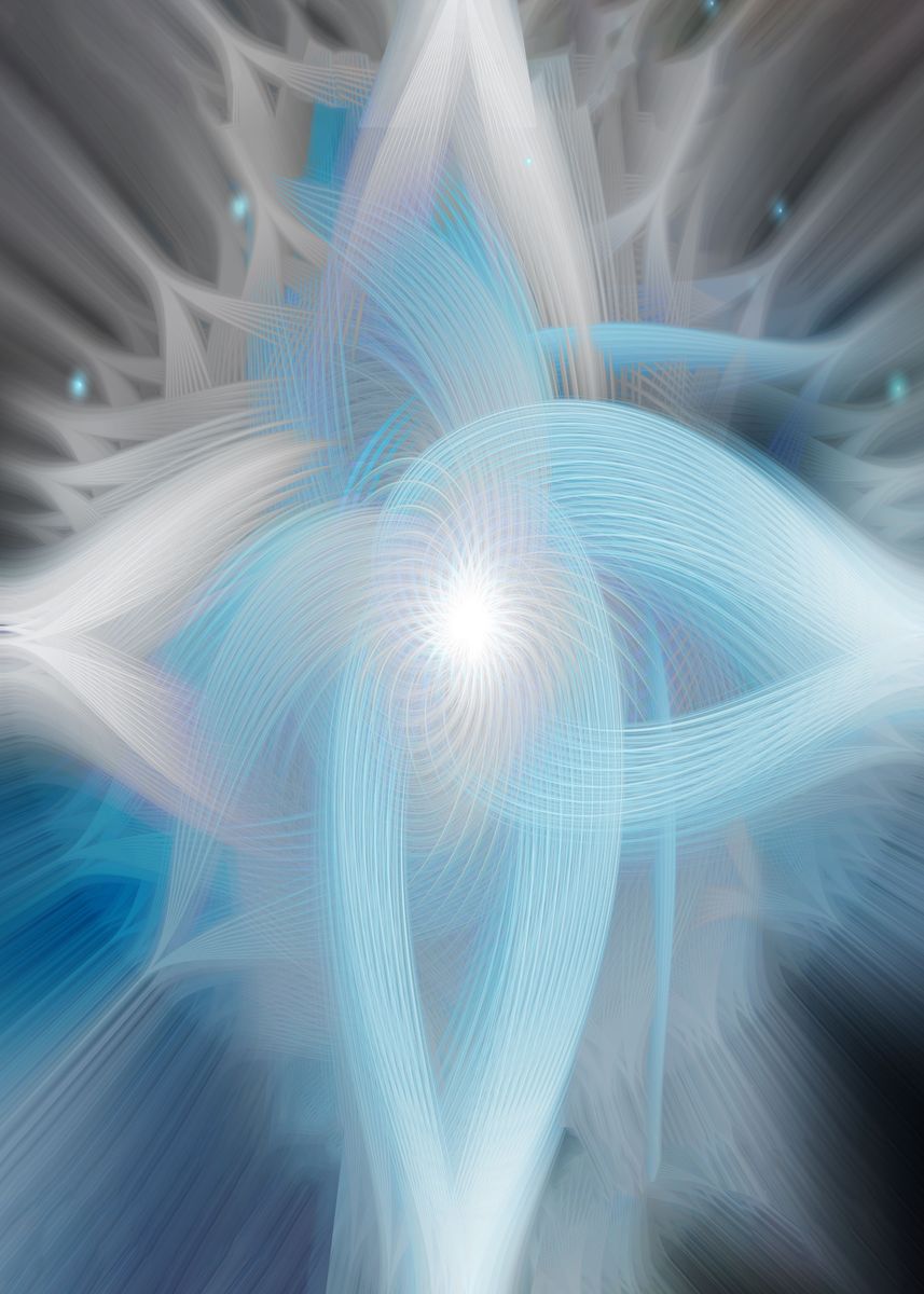 'Twirl 9' Poster, picture, metal print, paint by Christiane Calmbacher ...