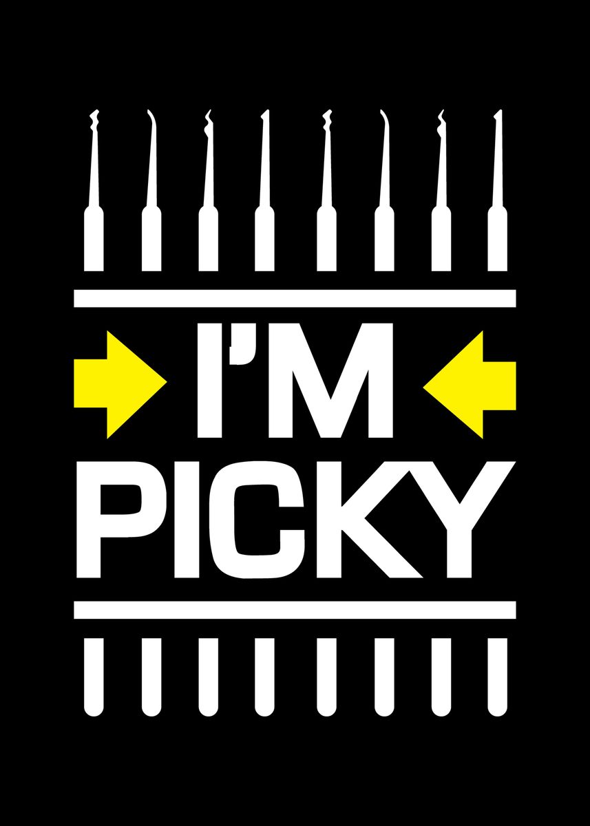 'IM Picky Lockpicking' Poster by Mooon Displate