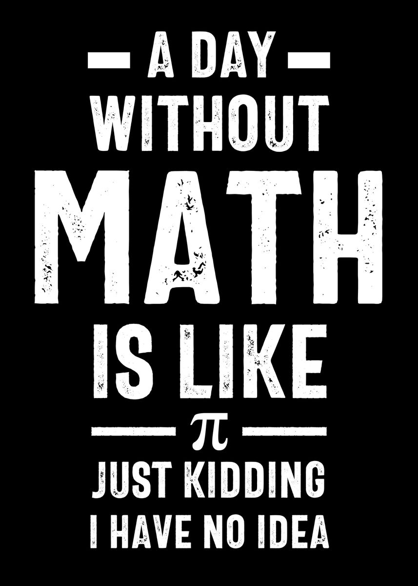 'Nerdy Math Teacher' Poster by ISSAM OUARDI Displate