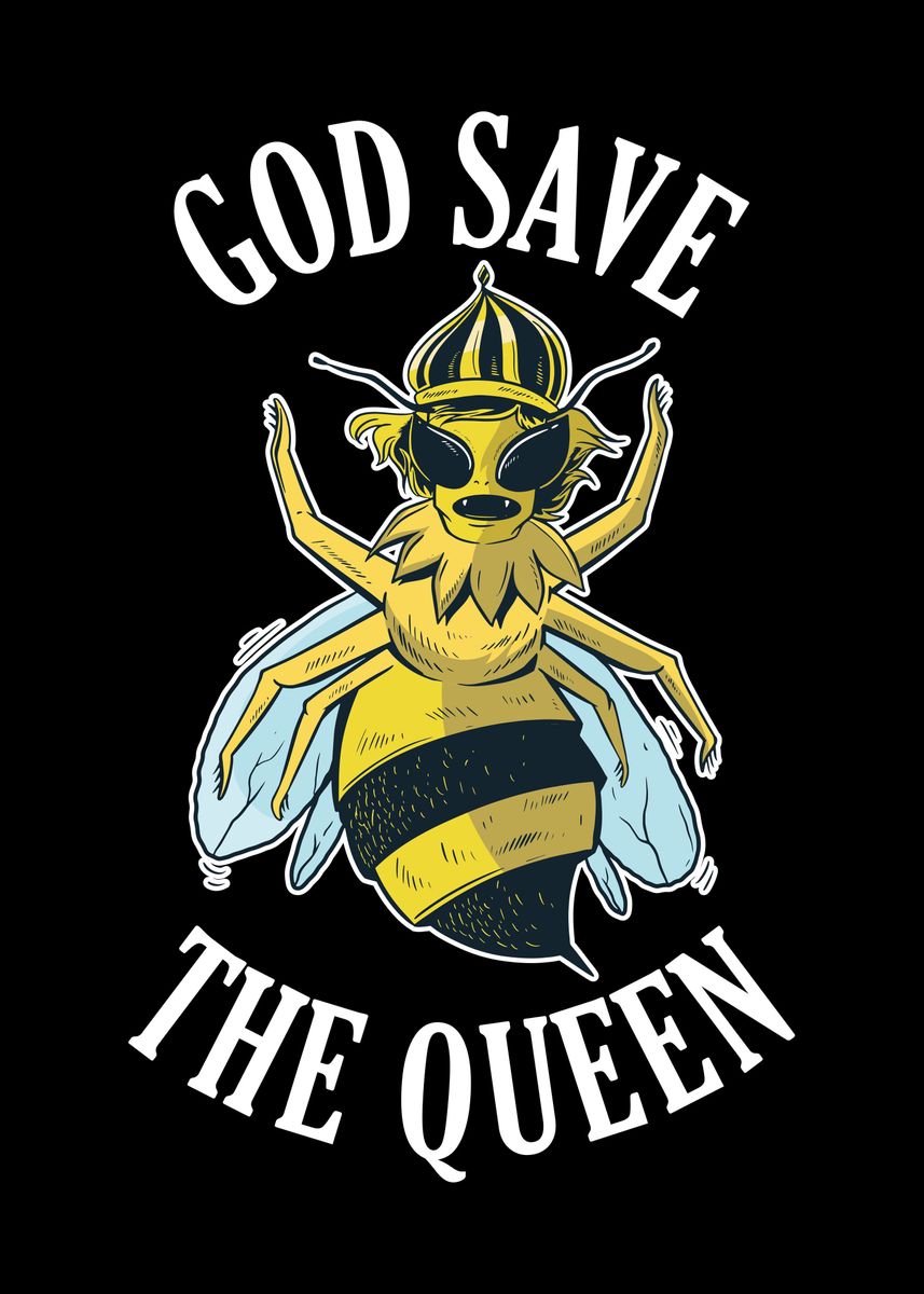 'God Save The Queen' Poster, picture, metal print, paint by CatRobot ...