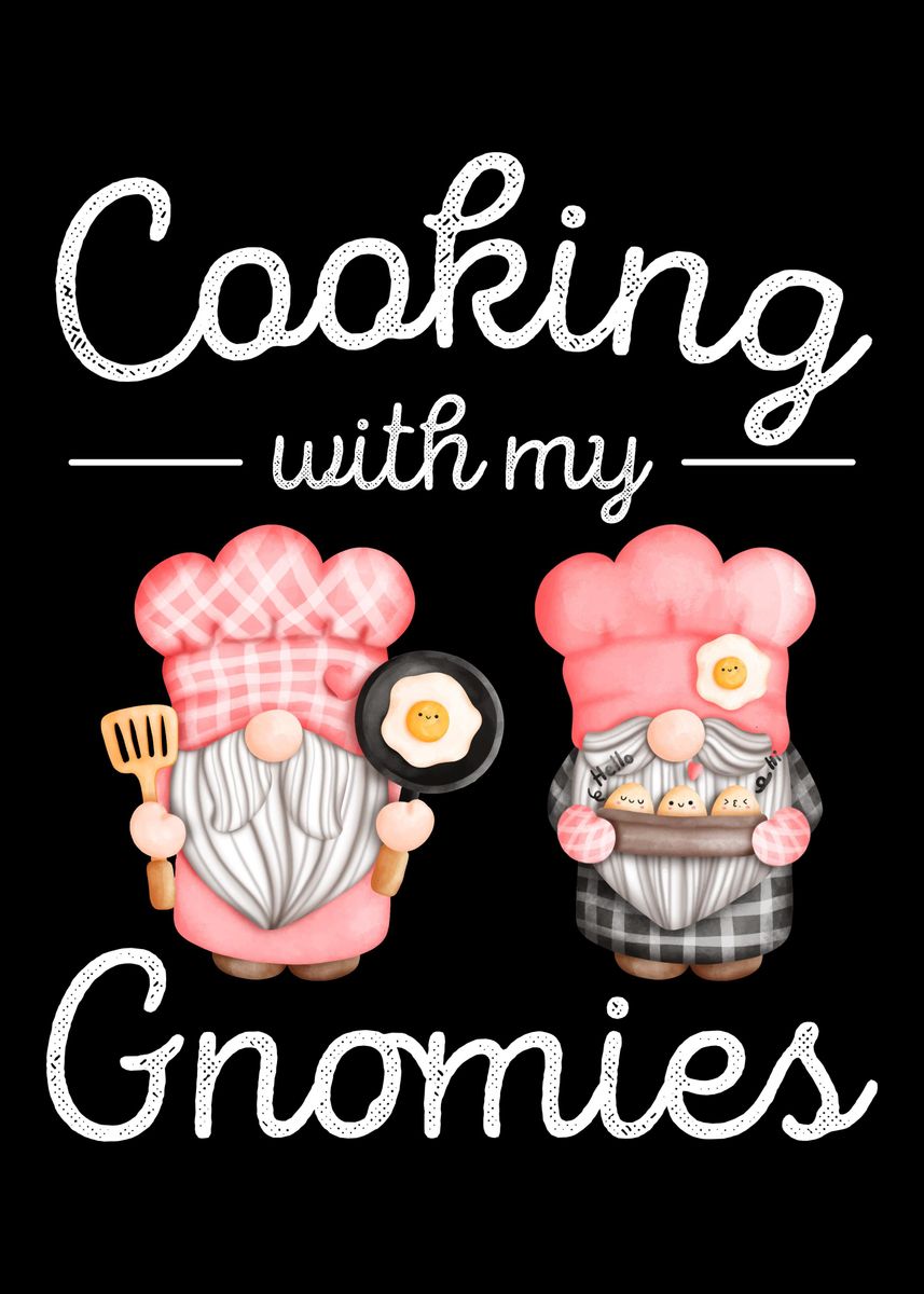 Chef Decoration, Kitchen Gnomes, Gnome Cooking