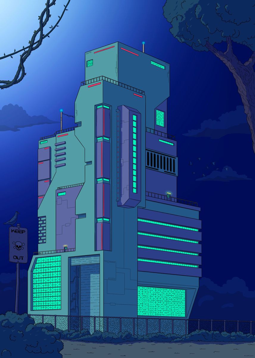 'The Secret Elite Lab' Poster by Jeremy Edwards Displate