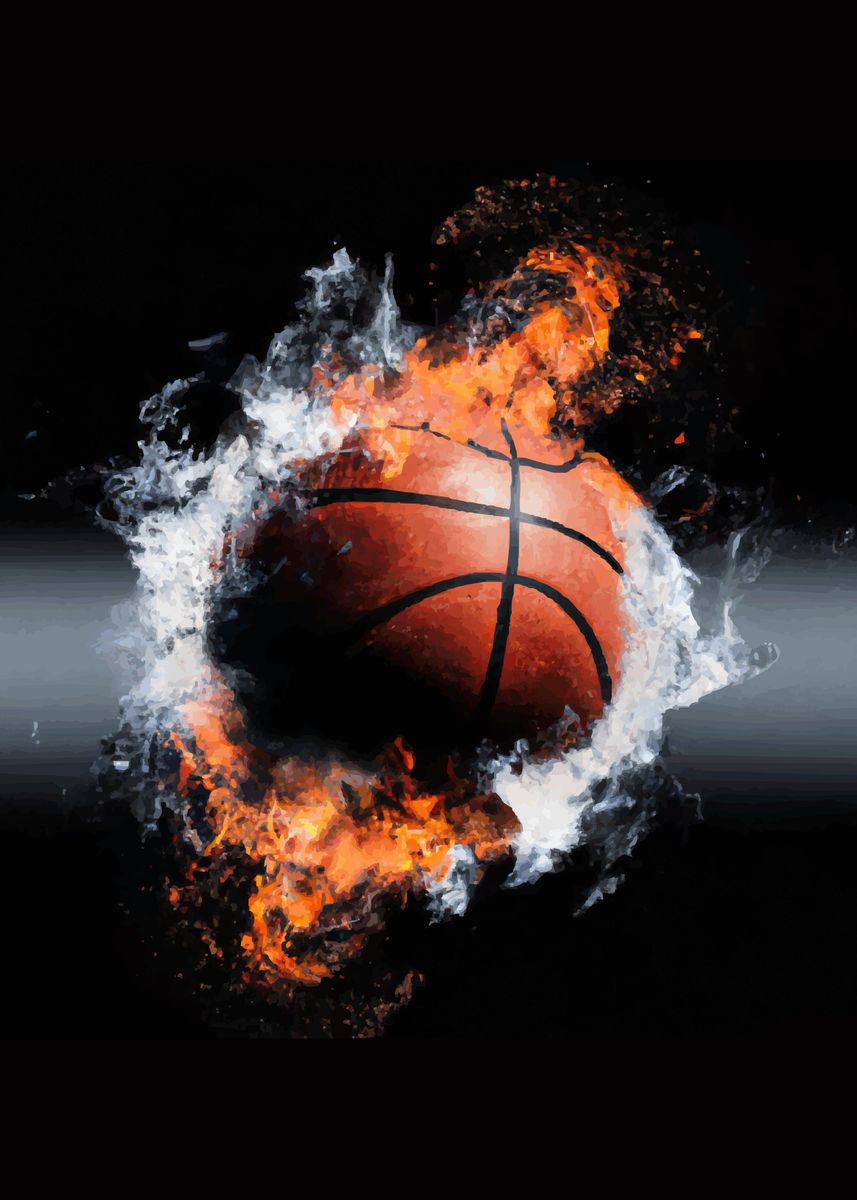 'Explosion Basketball' Poster by nueman | Displate