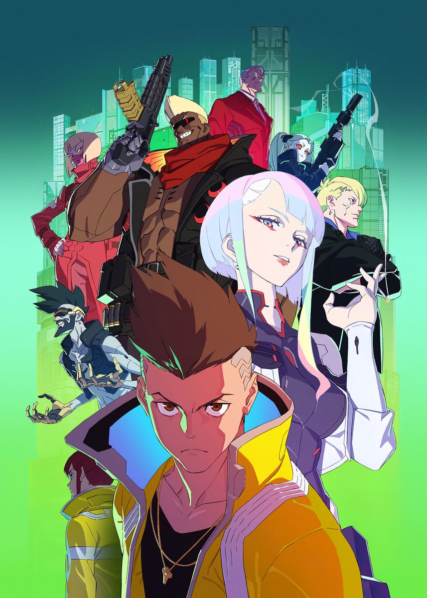 'Edgerunners Anime Key Art' Poster by Cyberpunk 2077  | Displate