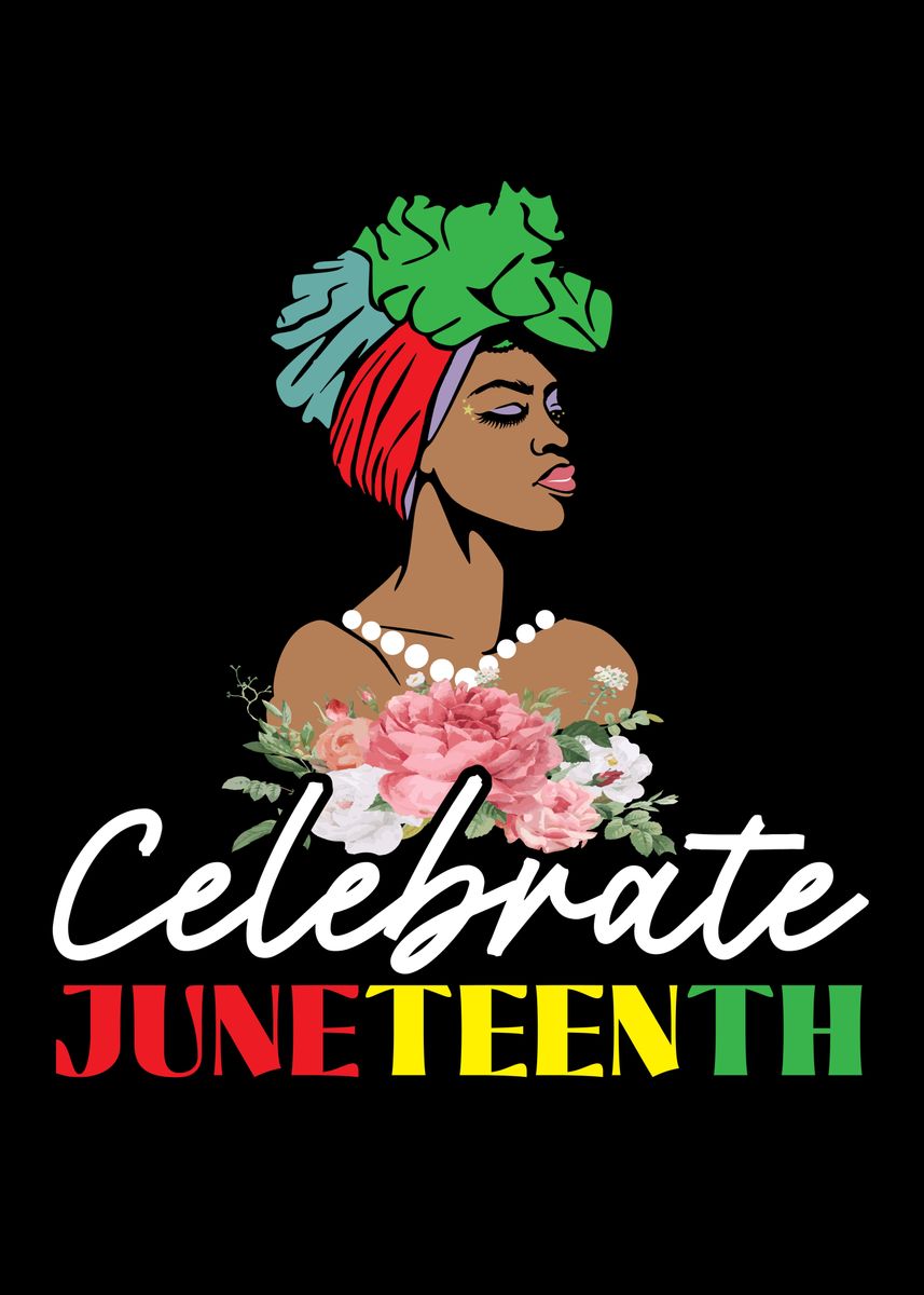 'Celebrate Juneteenth' Poster by NAO | Displate