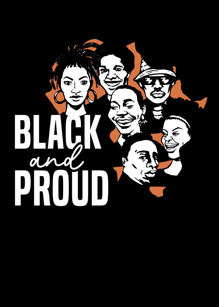 'Black And Proud' Poster by NAO | Displate