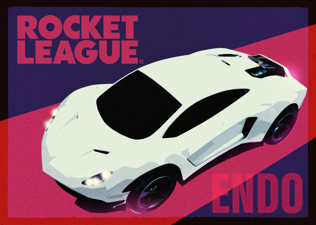 'Endo Minimal' Poster by Rocket League Displate