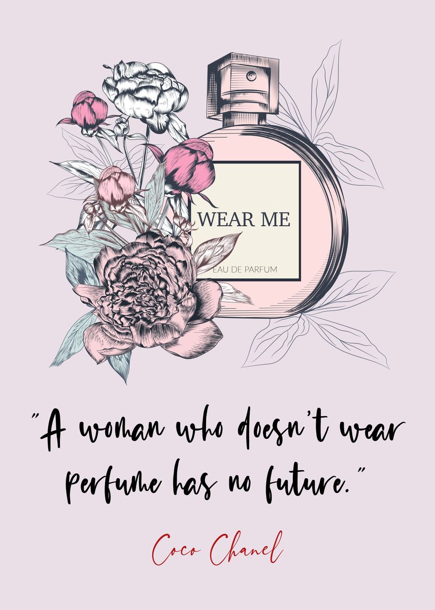 Coco Chanel Perfume Quote