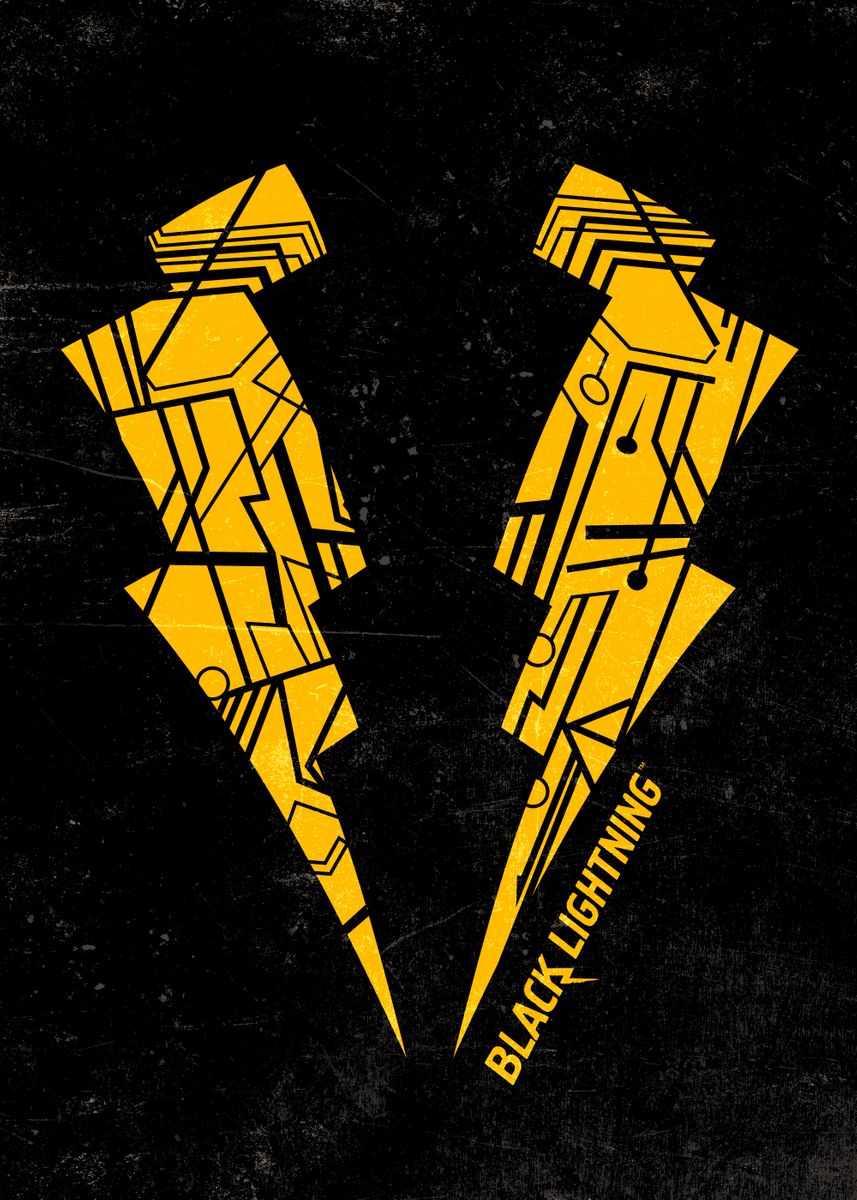 'Lightning Bolt' Poster, picture, metal print, paint by DC Comics ...