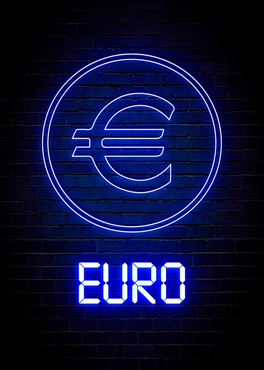'Euro' Poster by Luvy Displate
