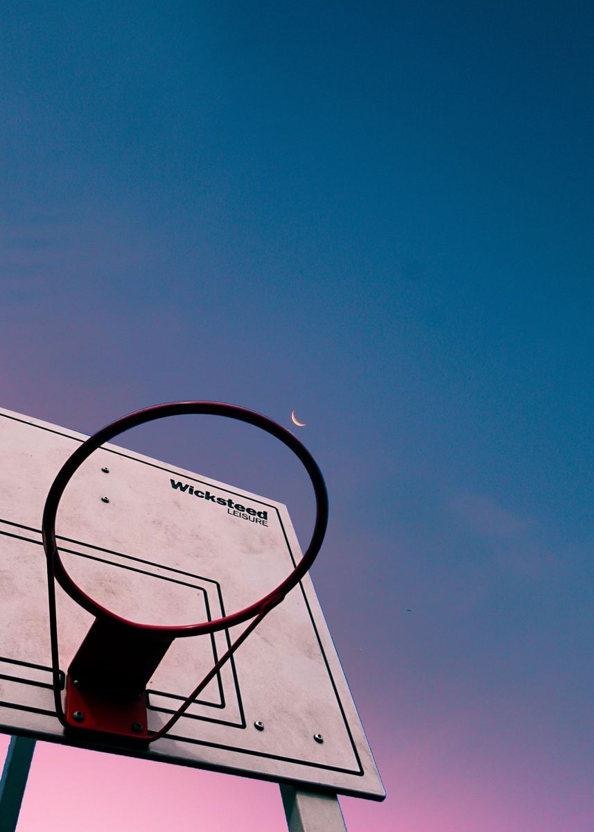 'basketball Hoop' Poster, Picture, Metal Print, Paint By Shaheen Khan 