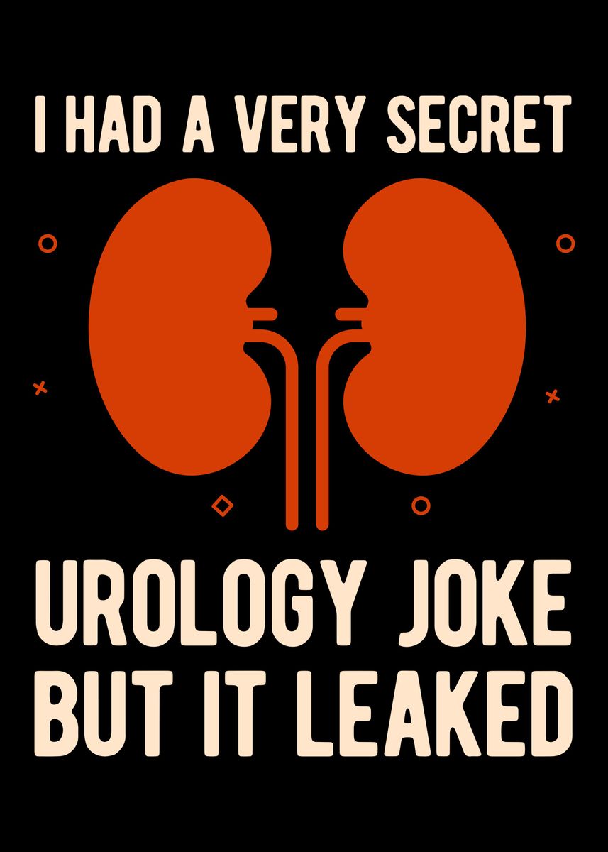 'Funny Urology Urologist' Poster, picture, metal print, paint by ...