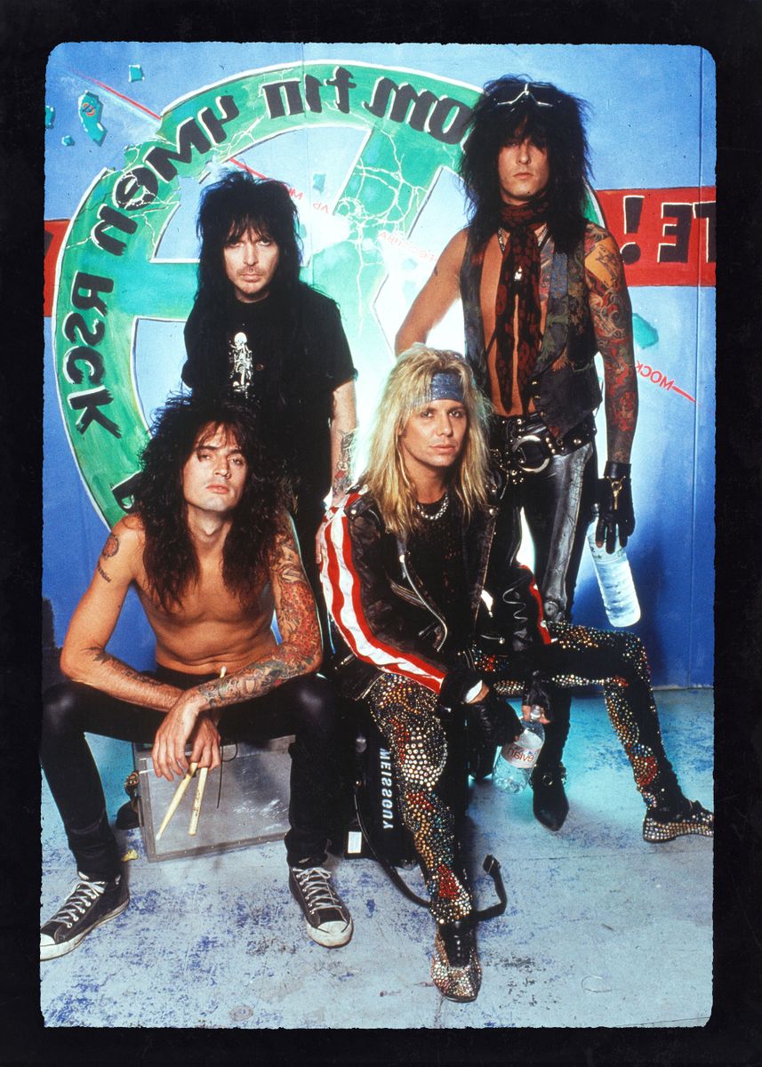 'mötley Crüe Photo 17' Poster, Picture, Metal Print, Paint By Motley 