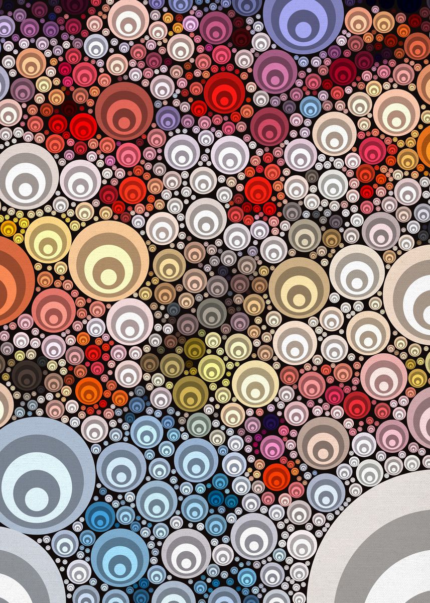 'Abstract Division 4' Poster, picture, metal print, paint by 1x Merch ...