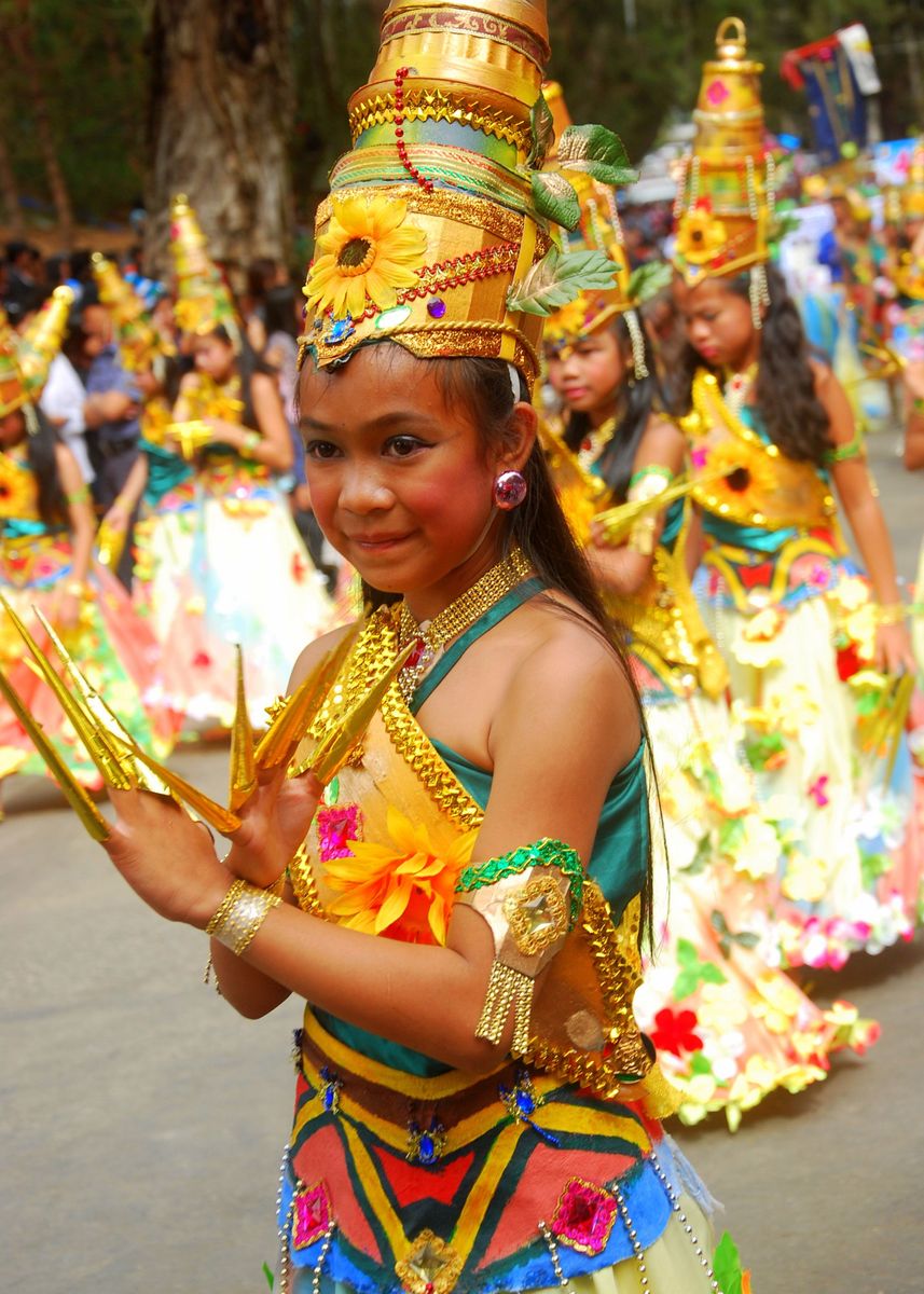 panagbenga festival costume for girls