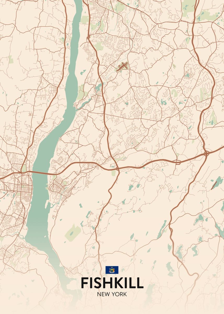 'Fishkill NY' Poster by IMR Designs Displate