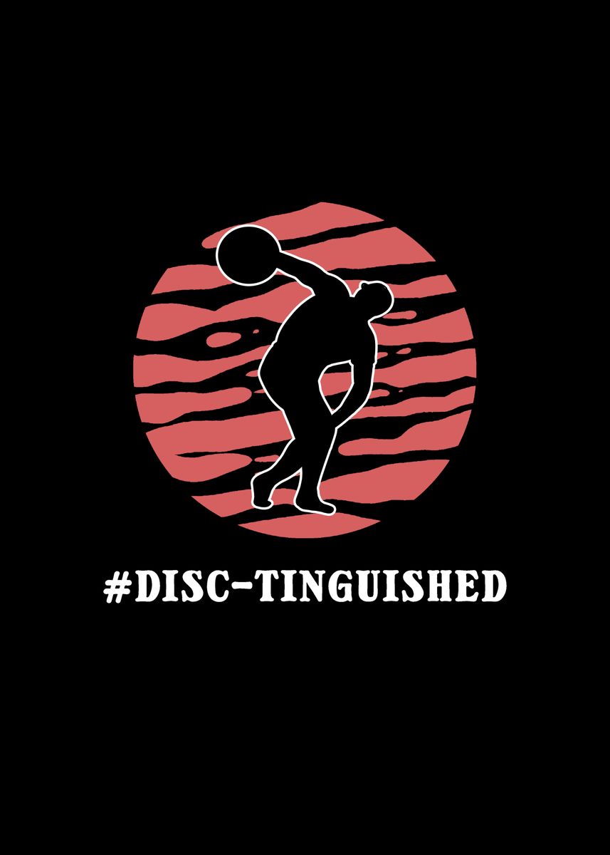 'DiscTinguished Discus' Poster, picture, metal print, paint by Fabian ...