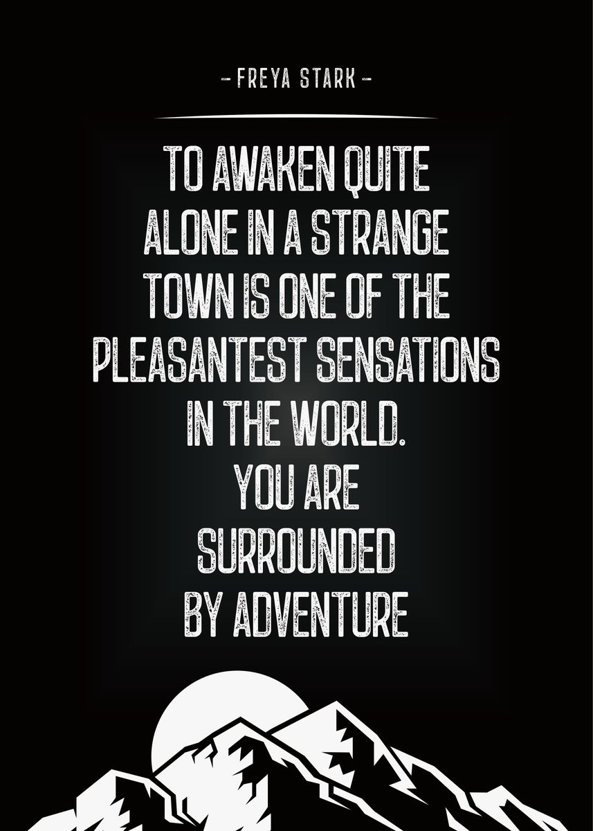 'Adventure Quotes' Poster, picture, metal print, paint by d Quote ...