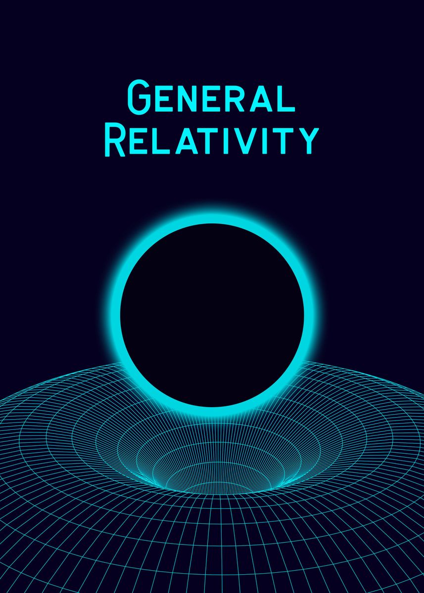 'General relativity ' Poster by Science Design | Displate