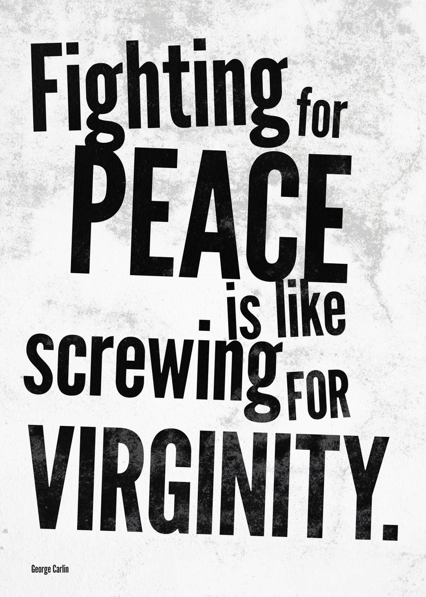 'Fighting For Peace' Poster by Dalibor Novak Displate
