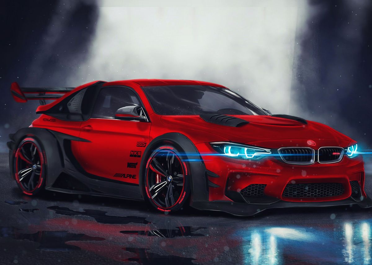 'bmw' Poster by jack li | Displate