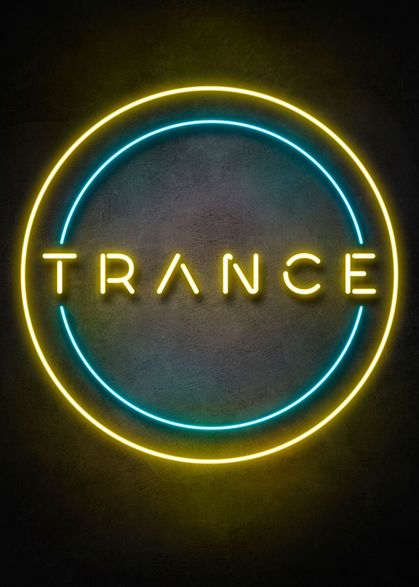 TRANCE MUSIC Poster Picture Metal Print Paint By KIMIDIGI Displate trance-music-poster-picture-metal-print-paint-by-kimidigi-displate