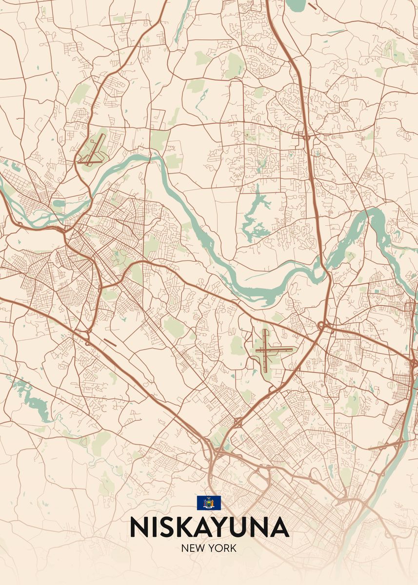 'Niskayuna NY' Poster by IMR Designs Displate