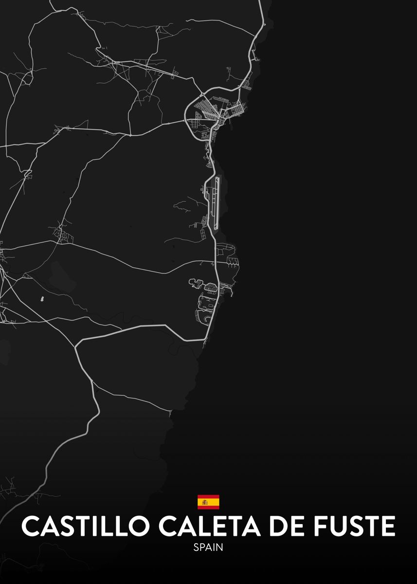 'Castillo Caleta De Fuste' Poster by IMR Designs Displate