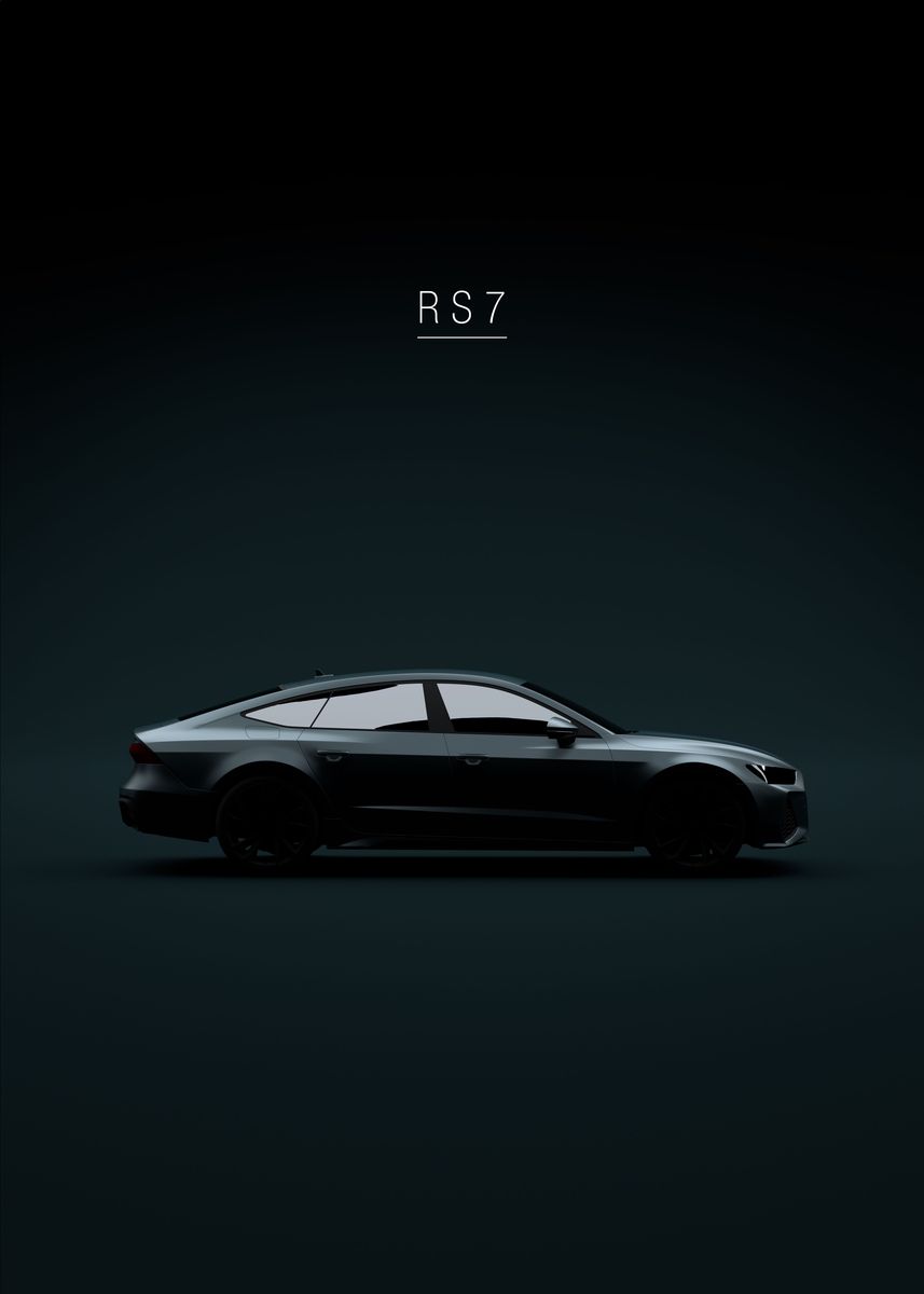 2020 RS7 Sportback' Poster, picture, metal print, paint by 21 MXM