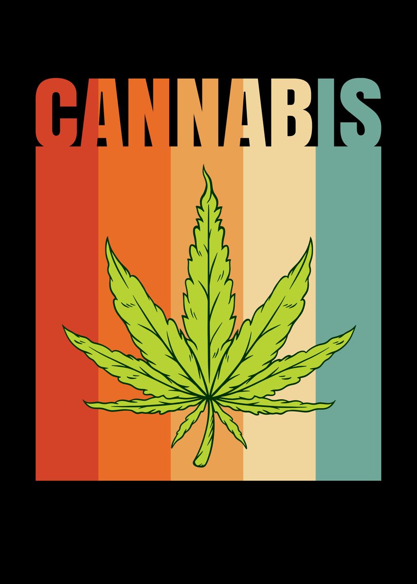 'Cannabis' Poster by Hexor | Displate